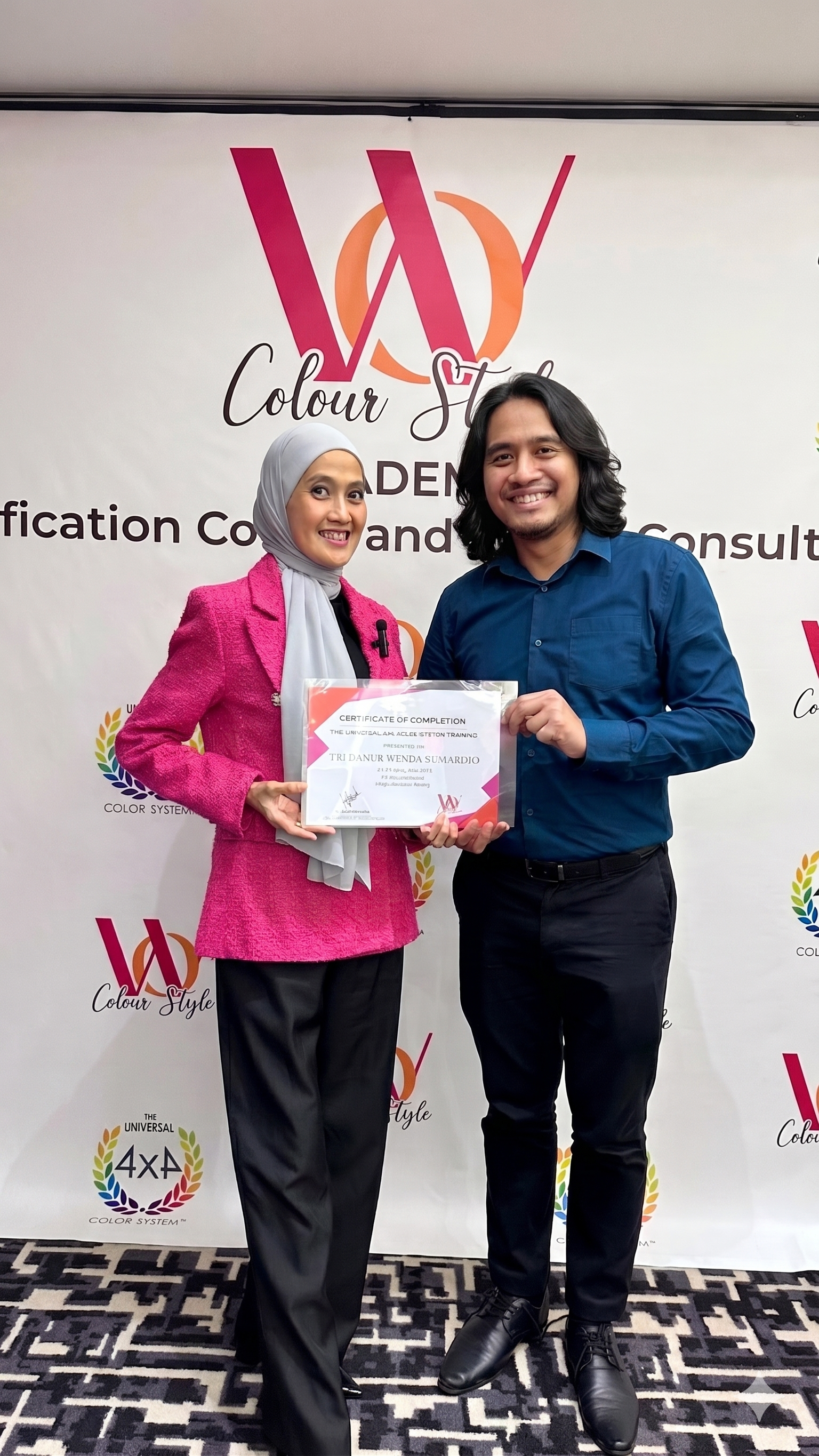 Tri receiving ByFERIAL 4×4 Color System (16 Seasons)® certification